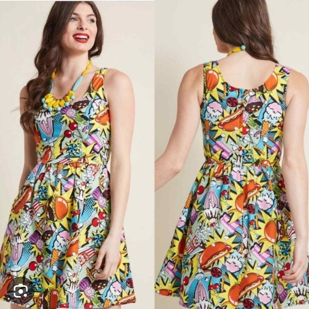 "Good Enough To Eat" Fit And Flare Dress